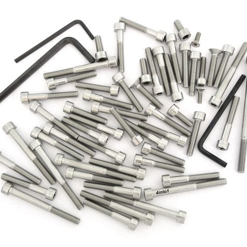 Stainless Steel Allen Bolt Set - Honda CB350F Four - 1972-1974 - 56 Bolts
