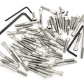 Stainless Steel Allen Bolt Set - Honda CB350F Four - 1972-1974 - 56 Bolts