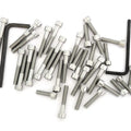Stainless Steel Allen Bolt Set - Honda CA160 CB160 CL160 - 1965-1969 - 34 Bolts