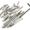 Stainless Steel Allen Bolt Set - Honda CR80R CR80 - 1980-1983 - 24 Bolts