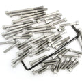 Stainless Steel Allen Bolt Set - Honda XL250R - 1984-1987 - 53 Bolts