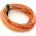OEM Colored Electrical Wire 18 Gauge - 13' Roll - Orange / White Stripe