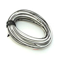 OEM Motorcycle Electrical Wire 13' Roll • White / Black Stripe 34954 - 18 Gauge