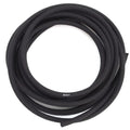 Black Motorcycle Cloth Wrapped 3/16" (4.5mm) Fuel / Gas Line - 5' Feet