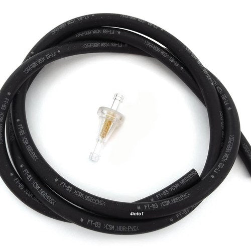 5 Feet - 5.5mm Genuine Honda Motorcycle Fuel Line & Single Clear Filter Set