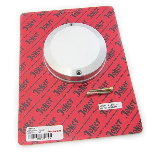 Joker Machine - Points Cover - Smooth Silver - Honda CB400F CB550 CB750