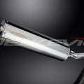 Delkevic 18" Stainless Steel Oval Slip On Muffler - Honda CBR250R 2011-2014