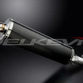 Delkevic 18" Carbon Fiber Oval Muffler Slip On - Honda VFR750 1994-1997