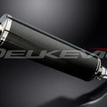 Delkevic 18" Carbon Oval Muffler Slip On - Honda CB1300 Super Four 2003-2010