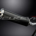 Delkevic 18" Carbon Fiber Oval Muffler Slip On - Honda CBR250R 2011-2014