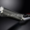 Delkevic 14" Carbon Fiber Oval Muffler Slip On - Honda CBR600 1991-1994