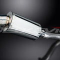 Delkevic 9" Stainless Steel Oval Muffler Slip On - Honda CBR500R 2013-2020