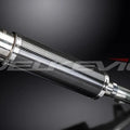 Delkevic 14" Carbon Fiber Muffler Slip On - Honda NC700X ABS 2011-2017