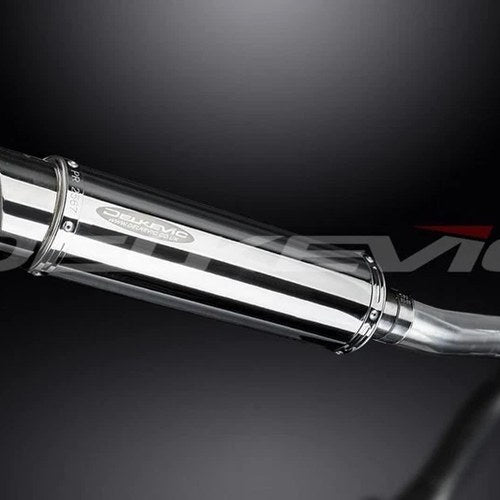 Delkevic 14" Stainless Steel Muffler Slip On - Honda CBR500R SL10 2013-2015