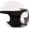 Cafe Racer Motorcycle Fairing - Black - Clear Windshield