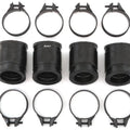 Rubber Intake Insulator & Clamp Set - Honda CB750 - 1970-1976