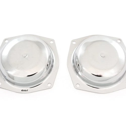 Set of 2 Chrome Carburetor Top Covers - Honda CB350 CL350 SL350 - 16014-286-000