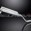 Delkevic 14" Stainless Oval Muffler - Kawasaki KLR650 1997-2017 Exhaust