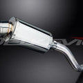 Delkevic 9" Stainless Oval Muffler - Kawasaki Z800 2013-2016 Exhaust