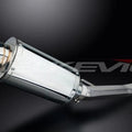 Delkevic 9" Stainless Oval Muffler - Suzuki GSX750F Katana 750 1998-2006 Exhaust