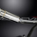 Delkevic 8" Mini Stainless Round Muffler - Suzuki GS500 E/F 1989-2002 Exhaust