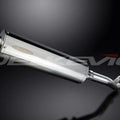 Delkevic 18" Stainless Oval Slip On Muffler - Suzuki GSX-R1000 2003-2004 Exhaust