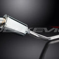 Delkevic 9" Stainless Oval Slip On Muffler - Suzuki GSX-R600 2006-2007 Exhaust