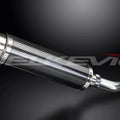 Delkevic 14" Carbon Round Muffler - Suzuki GSX650F Katana 650 2007-2016 Exhaust