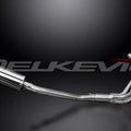 Delkevic 4-1 Stainless Exhaust 9" Muffler - Suzuki GSX600F Katana 600 1997-2006