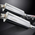 Delkevic 14” Stainless Oval Slip On Mufflers - Yamaha FJR1300 2006-2021 Exhaust