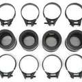 Intake Insulator Set With Clamps - Honda CB500K CB550 Four Manifold Rubber Boots