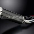 Delkevic 14" Carbon Fiber Oval Muffler - Yamaha YZF600R Thundercat 95-07 Exhaust