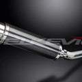 Delkevic 14" Carbon Fiber Round Muffler Yamaha YZF600R Thundercat 95-07 Exhaust