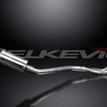 Delkevic Full 2-1 Exhaust System 9" Stainless Oval Muffler - Yamaha TDM850 91-01