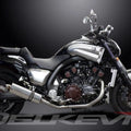 Delkevic 14" Stainless Oval Slip-On Mufflers - Yamaha V-MAX 1700 - 09-19 Exhaust