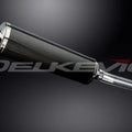 Delkevic 18" Carbon Fiber Oval Muffler Triumph Tiger 800XC (ABS) - 11-14 Exhaust