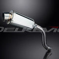 Delkevic 9" Stainless Steel Oval Muffler - Triumph Daytona 955i - 01-02 Exhaust