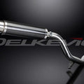 Delkevic 14" Carbon Round Muffler - Triumph Tiger Explorer 1200 - 12-21 Exhaust
