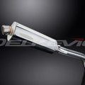 Delkevic 14" Stainless Oval Muffler - Triumph Tiger 800 XC XR - 11-19 Exhaust