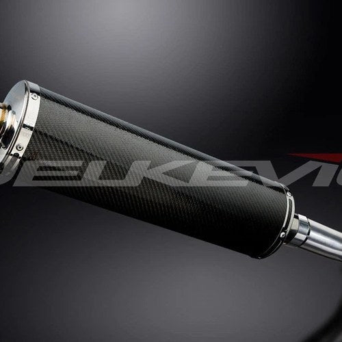 Delkevic 18" Carbon Fiber Oval Muffler - BMW F800S F800ST - 2006-2014 Exhaust
