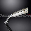 Delkevic 8" Mini Stainless Steel Round Muffler - BMW F800R - 2009-2016 Exhaust