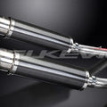 Delkevic 14" Carbon Fiber Round Mufflers RSV1000R Factory Tuono 1000R Exhaust