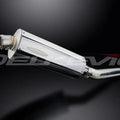Delkevic 14" Stainless Oval Muffler Yamaha YZF600R Thundercat1995-2007 Exhaust