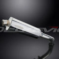 Delkevic 14" Stainless Steel Oval Stubby Muffler - BMW K1200S - 05-08 Exhaust