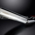 Delkevic 18" Stainless Steel Oval Muffler - Honda CBR600F3 - 1995-1998 Exhaust