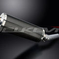 Delkevic 14" Carbon Fiber Oval Muffler - Honda CBR600F3 - 1995-1998 Exhaust