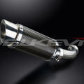 Delkevic 8" Carbon Fiber Round Muffler - Honda VFR750 - 1994-1997 Exhaust