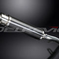 Delkevic 14" Carbon Fiber Stubby round Muffler - Honda CB1100A - 13-14 Exhaust
