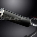 Delkevic 18" Carbon Fiber Oval Muffler - Suzuki SV650 - 2017-2020 Exhaust