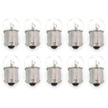 Set of 10 Mini 1156 Turn Signal Bulbs - Single Filament - Clear